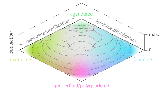 hypothetical gender population distribution