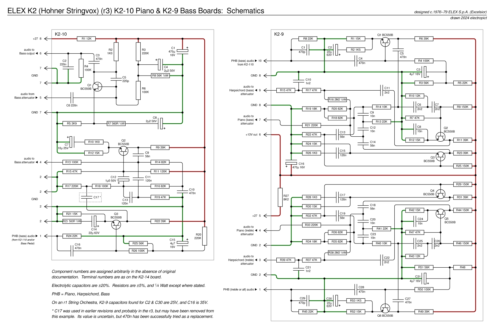 K2r3 K2-9 & K2-10 schematics