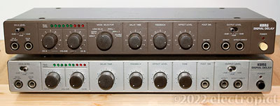 Korg SD-400 and SD-200 front panels
