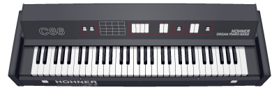 Hohner C86 visual layout