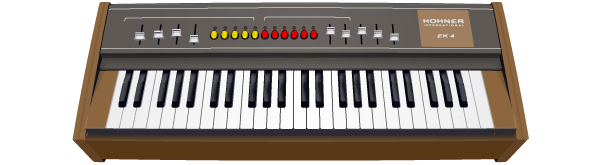 Hohner International (Excelsior) EK 4 visual layout