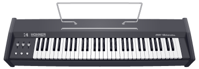 Hohner EK61 visual layout