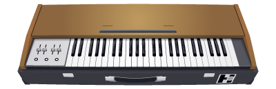 Hohner International K4 ‘woodtop’ string machine visual layout