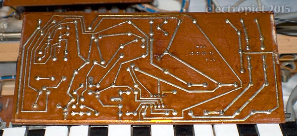 power regulator board solder side